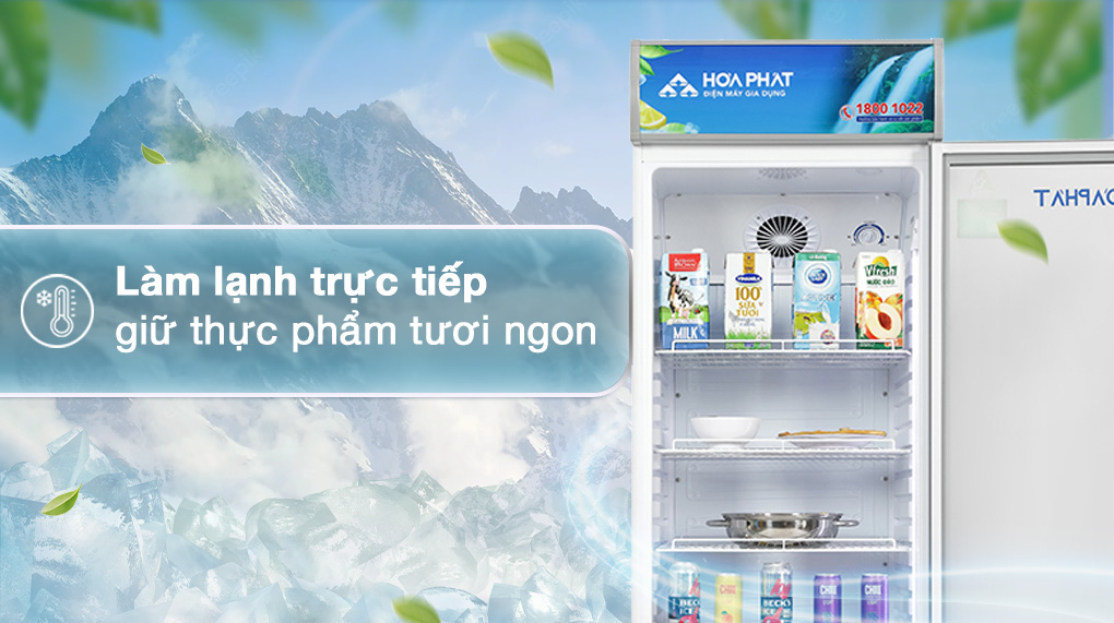 Tủ mát Hoà Phát 242 lít HSR S6242 - Công nghệ làm lạnh