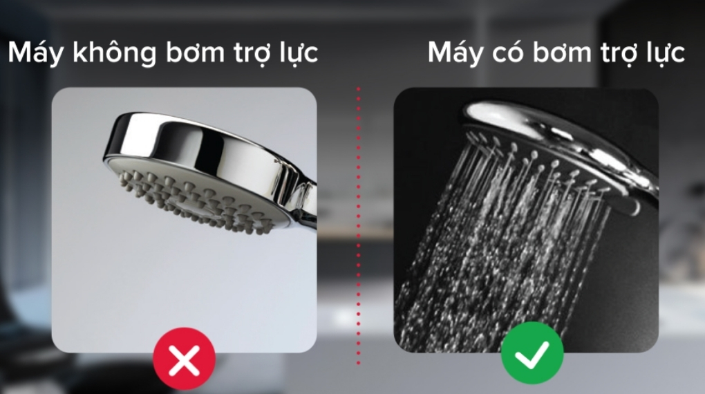 Máy nước nóng trực tiếp Atlantic 4000W Tempo Lite 4000 PU - 811023 - Bơm trợ lực
