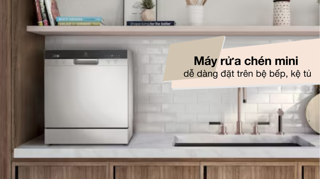 Máy rửa chén mini Electrolux EFC3862MS - Thiết kế