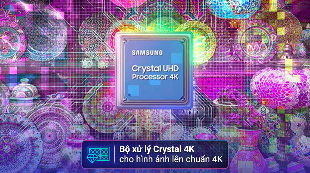 Smart Tivi Crystal UHD Samsung 4K 43 inch UA43U8550F - Công nghệ hình ảnh