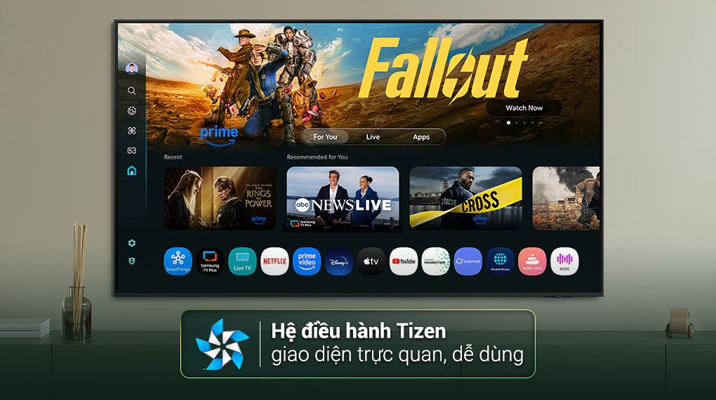 Smart Tivi Neo QLED Samsung AI 4K 55 inch QA55QN80F - Hệ điều hành Smart Tivi Neo QLED Samsung AI 4K 55 inch QA55QN80F - Hệ điều hành