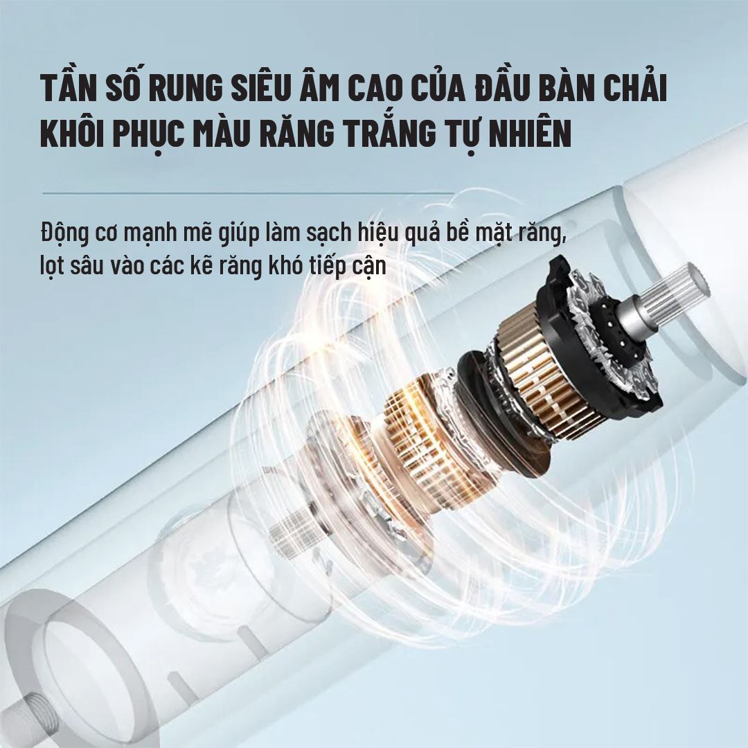 Bàn chải điện Hyundai OC-013-PK - Tiện ích