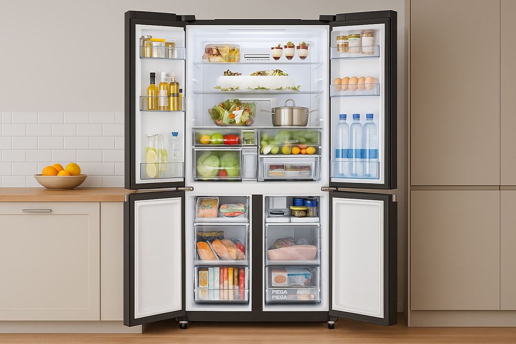 Tủ lạnh Hitachi Inverter 645 lít Multi Door R-WB700VGV4 GBK - Thiết kế 2