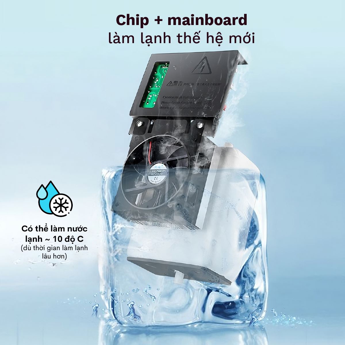 Cây nước nóng lạnh FUJIHOME WD03E 565W - Công nghệ làm lạnh
