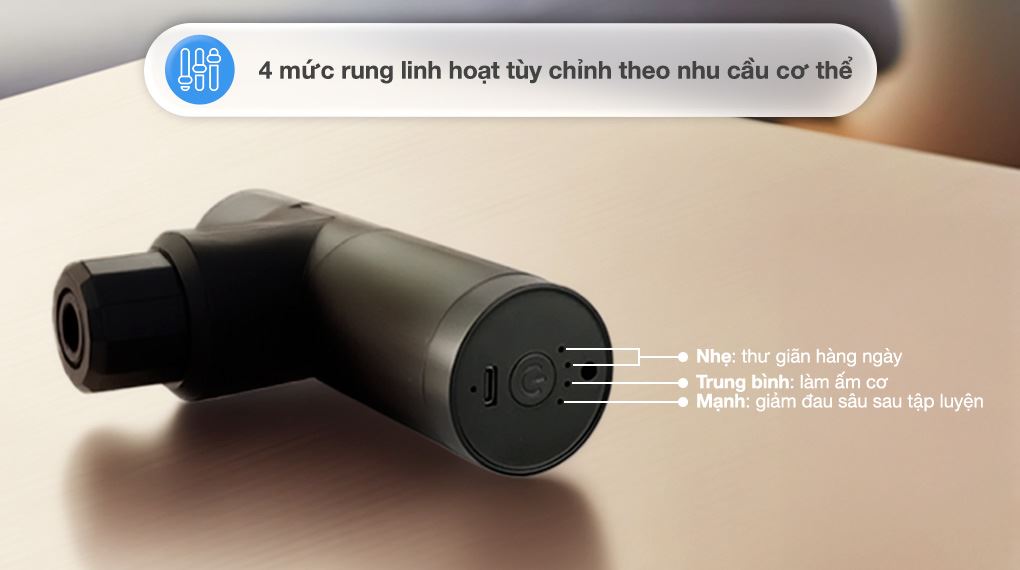 Súng massage Buheung MK-330 - Phù hợp nhiều nhóm cơ