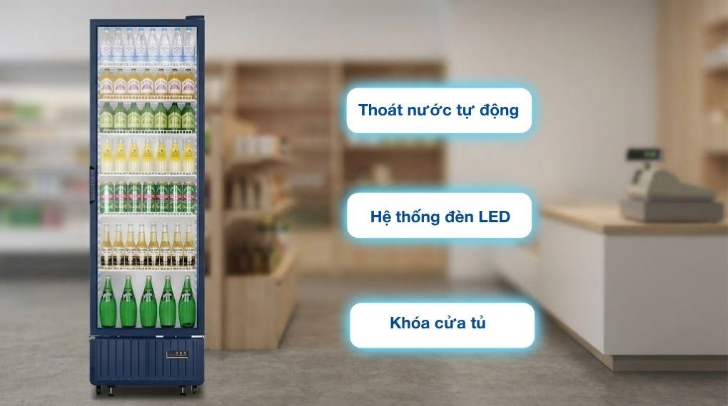 Tủ mát Aqua 396 Lít AQS-AF520H - Tiện ích