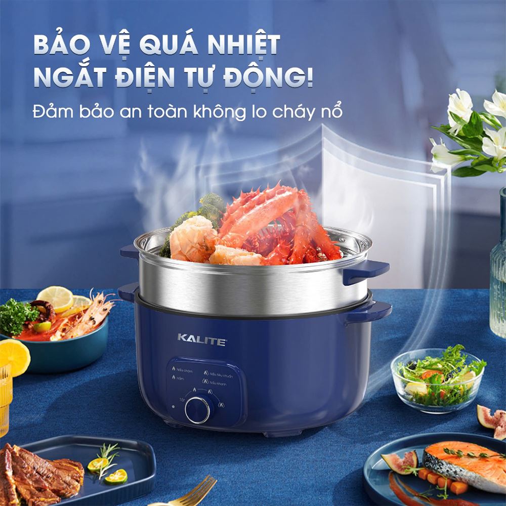 Nồi lẩu điện đa năng Kalite KL568-S 11 lít - Tiện ích của sản phẩm