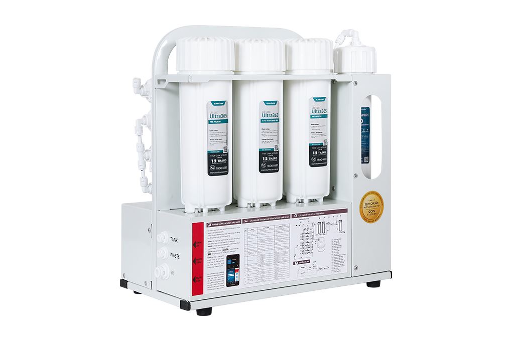 Máy lọc nước RO Sunhouse SHA8356U 12 lõi - Chứng nhận nước sạch