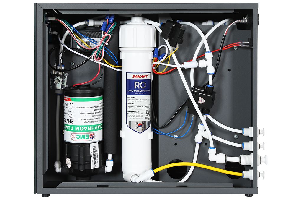 Máy lọc nước RO Hydrogen Sanaky SNK-US1H18 10 lõi - Hệ thống bơm