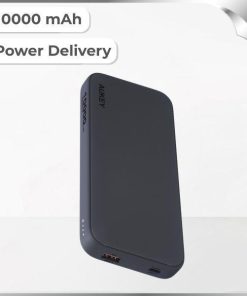 Pin sạc dự phòng Polymer 10000mAh Type C PD QC 3.0 15W Aukey PB-Y46 - Xám Đậm
