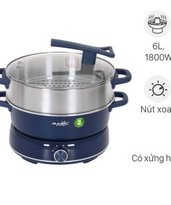 Nồi lẩu hấp đa năng Magic Eco AC-282 6 lít