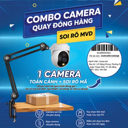  Camera QUAY ĐÓNG HÀNG Soi Rõ Mã Vận Đơn Cho Shoppe, Tiktok TMDT