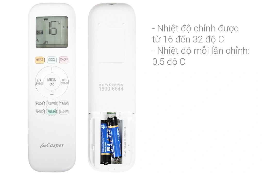 Điều hòa khí tươi Casper Inverter 2 chiều 9000BTU XH-09IF35 - Bảo hành 3 năm - Ảnh 4