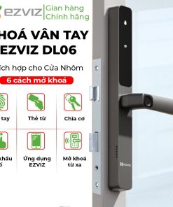 Khoá vân tay Ezviz DL06 Mở khóa từ xa Vân tay siêu nhạy quản lý APP wifi từ xa