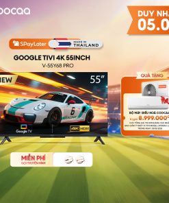 Google Tivi Coocaa 55 inch UHD QLED 4K 55Y68 PRO điều khiển giọng nói