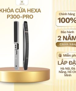Khóa Thông Minh Cửa Nhôm HEXA P300-Pro Mở Khóa Bằng Khuôn Mặt
