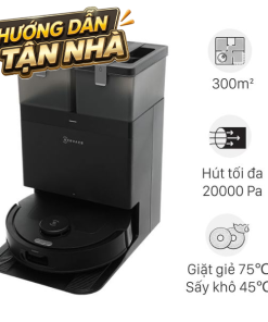 Robot hút bụi lau nhà Ecovacs Deebot T30C - Đen