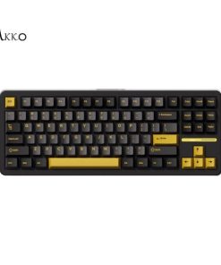 Bàn Phím Cơ Có Dây Akko TAC87 Black&Gold Mirror