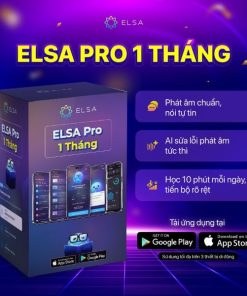 Phần mềm luyện phát âm tiếng Anh Elsa 1 tháng