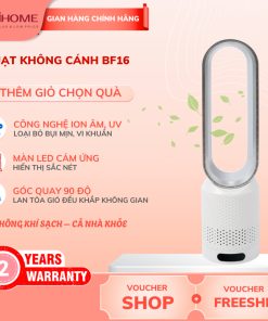 Quạt Không Cánh Fujihome BF16 Lọc Khí Ion Âm Diệt Khuẩn UV