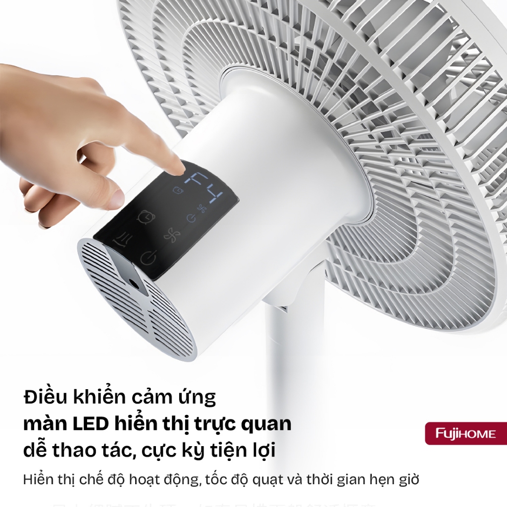 Quạt điện đứng thông minh FUJIHOME SF3001 lưu thông không khí - Ảnh 4